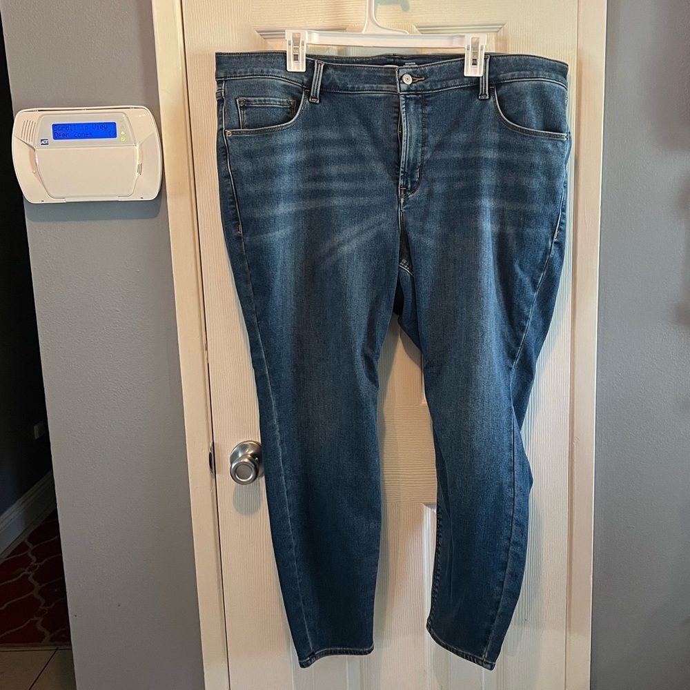 Plus size rockstar high rise super skinny jeans